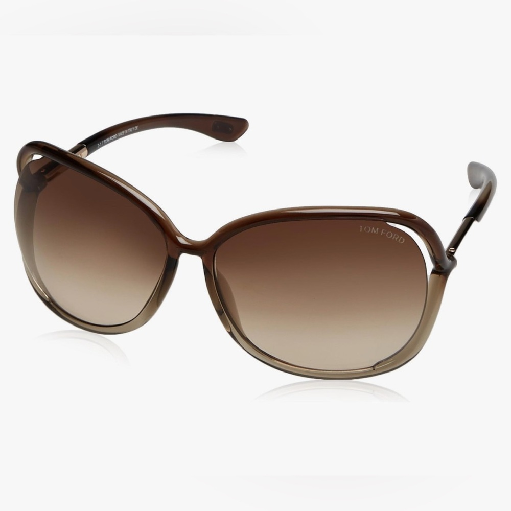 Tom Ford Raquel FT0076 Sunglasses-38F Bronze (Gradient Brown Lens)-63mm
